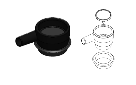 CONJUNTO ASSENTO DO PULSADOR PNEUMATICO